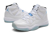 Jordan Air Jordan 11 Retro High-Top Sneakers White and Blue