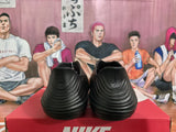 Nike Black Perforated Slip-On Clogs