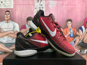 Nike Zoom Basketball Sneakers Black Red