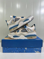 Jordan Air Jordan 4 Retro White Blue Sneakers 308497-105