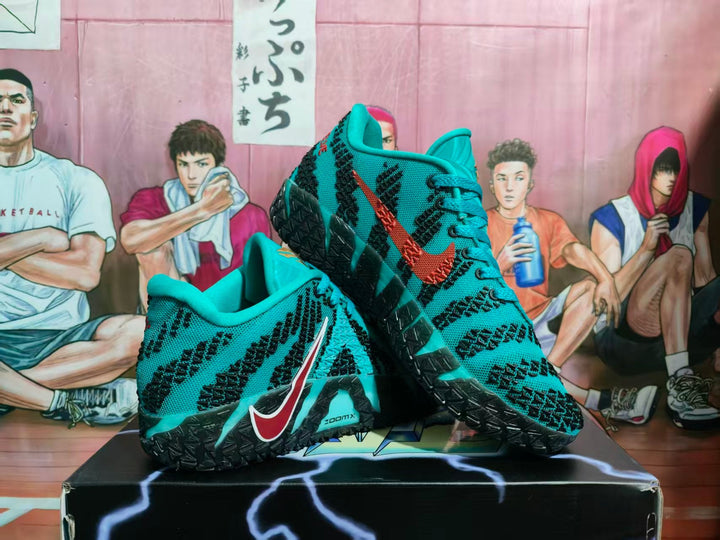 Nike Grizzlies Basketball Sneakers Teal Black