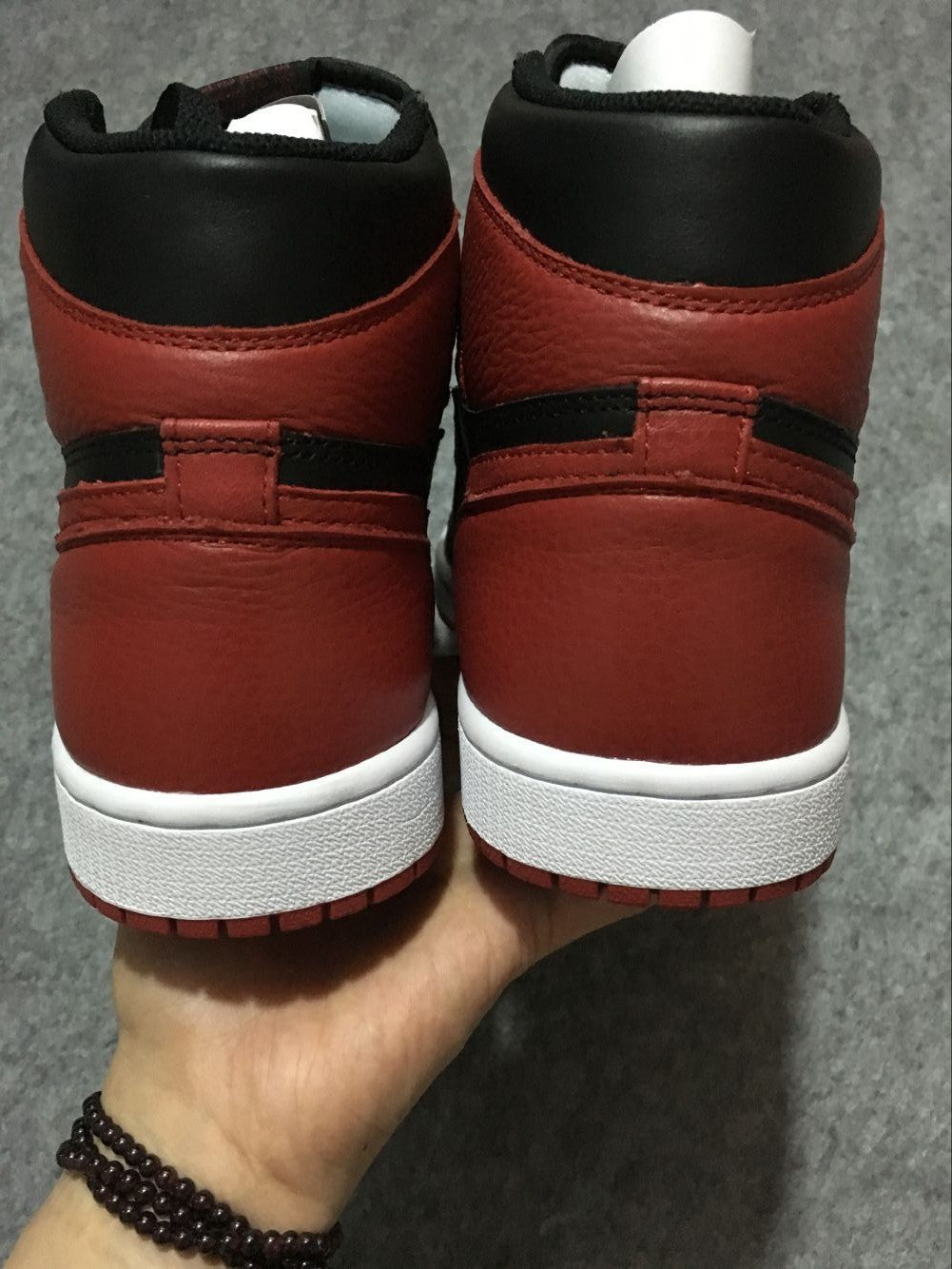 Jordan Air Jordan 1 High Black Red White Sneakers