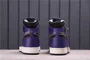 Jordan 1 Zoom Air CMFT Bayou Boys Black Purple Sneakers