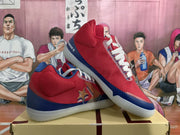 Converse Red Blue Gold Low-Top Sneakers