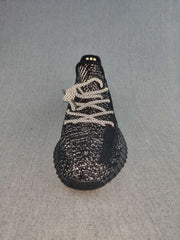 Yeezy 350 V2 Sneakers Black with Reflective-Style Details