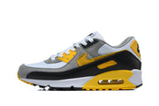 Nike Air Max 90 Sneakers White Grey Yellow Black