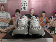 Nike Splatter Print Basketball Sneakers White Black