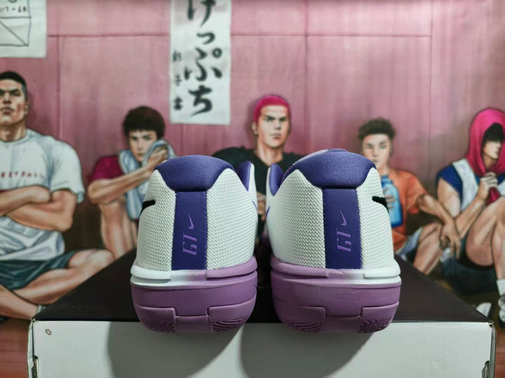 Nike Basketball Shoes White and Purple
