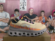 On Sneakers Pale Yellow and Gray