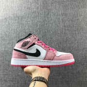 Jordan Air Jordan 1 Mid Pink White Black 852542-801