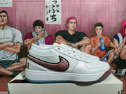 Nike Court Low-Top Sneakers White Burgundy