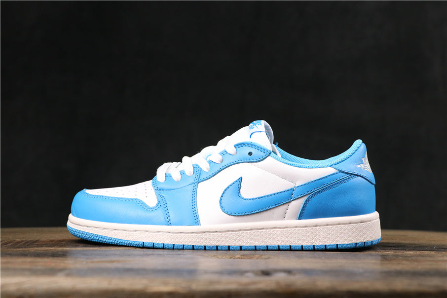 Jordan 1 Low North Carolina Blue Sneakers