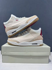 Jordan Air Jordan 3 Retro Year of the Horse Sneakers Cream Red