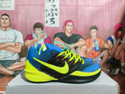 Nike Basketball Sneakers Blue Yellow Orange