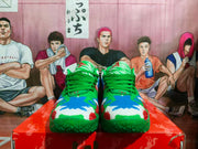 Nike Green Multicolor Basketball Sneakers