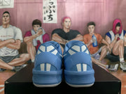 Nike Blue Basketball Sneakers with White Sole