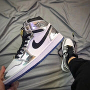 Jordan Air Jordan 1 Pass the Torch White Silver High-Top Sneakers