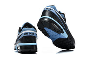 Nike Air Max Black and Light Blue Sneakers