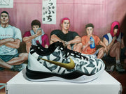 Nike GIGI 2 Basketball Sneakers White Black Gold