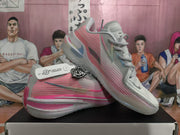 Nike GT Basketball Shoes Grey and Pink