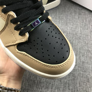 Jordan 1 High Premium WMNS Beige Black Sneakers AH7389-003