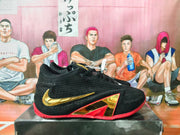 Nike Black Red Gold Basketball Sneakers