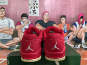 Jordan Red Low-Top Sneakers