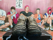 Nike Zoom Basketball Shoes in Brown and Pink