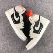 Jordan Air Jordan 1 High OG Gray Black Pink Sneakers 555088-018