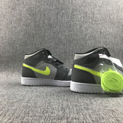Jordan Air 1 Mid Grey Volt Sneakers 554724-072