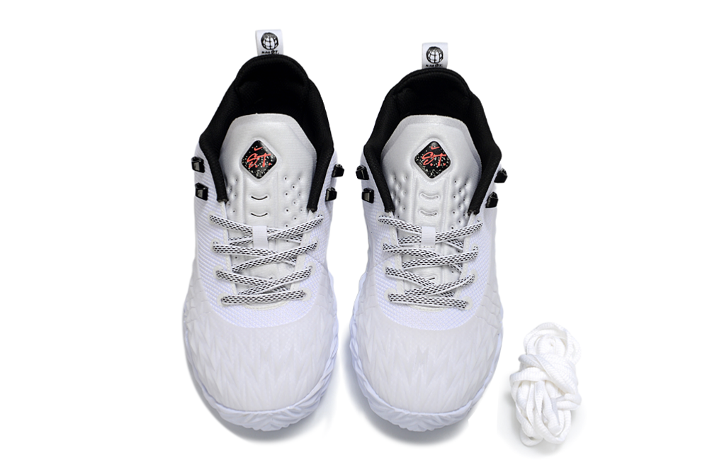 Nike ST Charge Basketball Shoes – White, Black & Grey/Coral