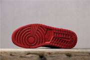 Air Jordan 1 Low Black Toe Sneakers 553558-116