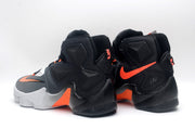 Nike High-Top Basketball Shoes Black White Orange EU 40-46