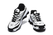 Nike Shox R4 White and Black Sneakers