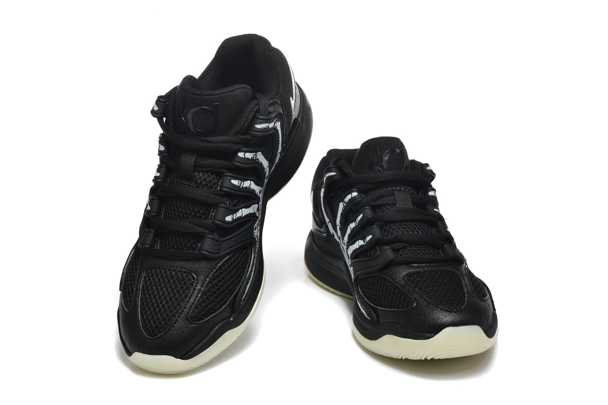 Nike KD 17 Basketball Shoes Black Skeleton Graphic