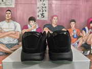 Jordan Black and Pink Basketball Sneakers