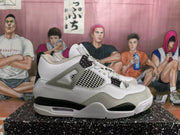 Jordan 4 White Black Sneakers