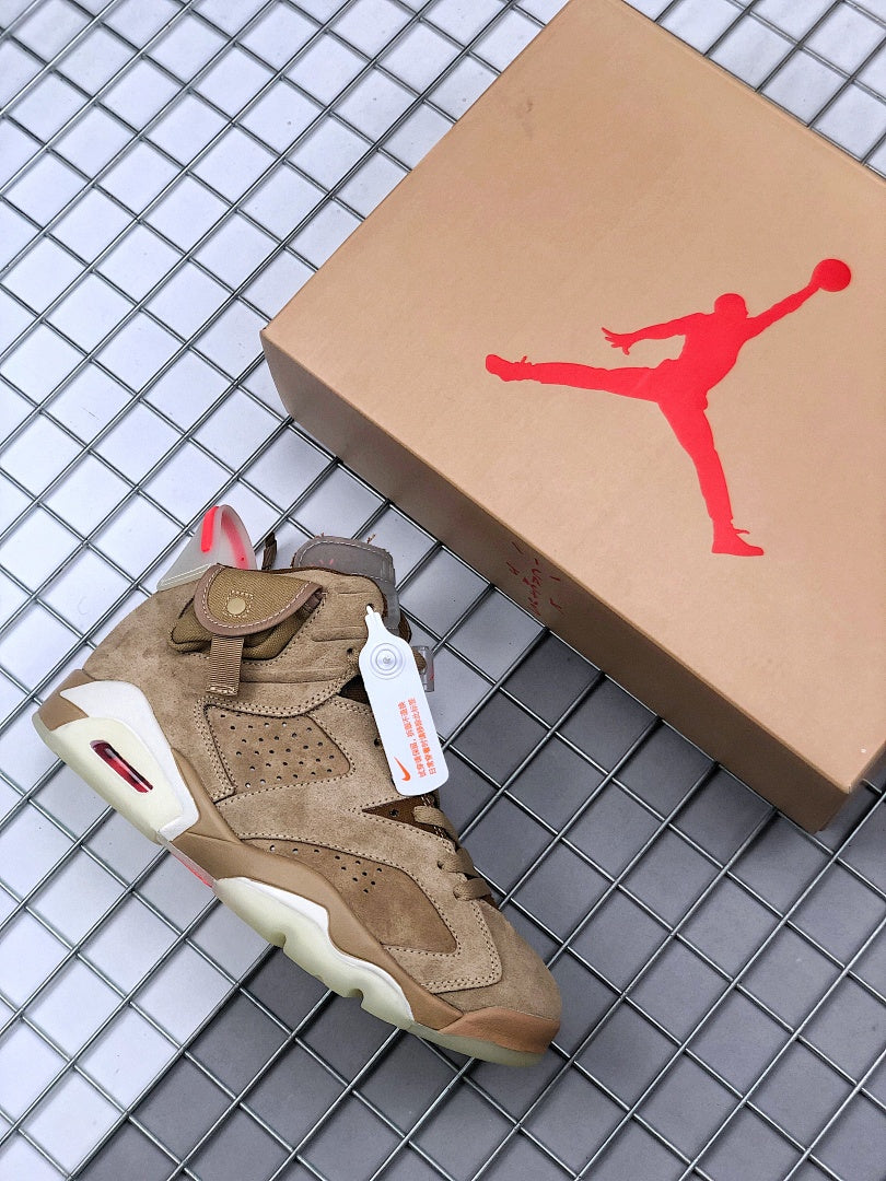 Jordan Air Jordan 6 Travis Scott Desert Brown Sneakers DH0690-200