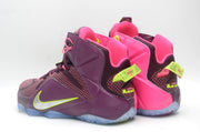 Nike High-Top Basketball Sneakers Burgundy Pink