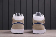 Jordan Air Jordan 1 Mid Sneakers White Blue Tan DO6726-100