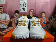Nike Zoom Basketball Shoes White and Gold