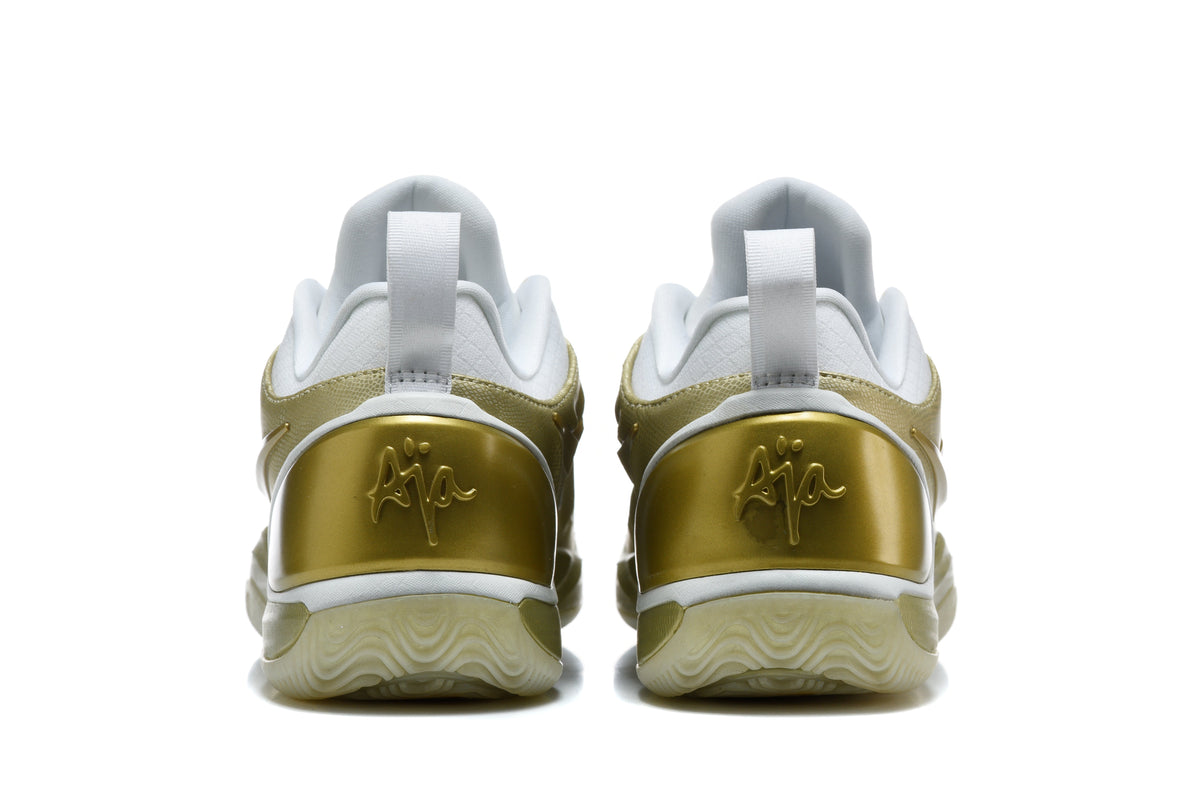 Nike 511-2 Basketball Sneakers White and Gold