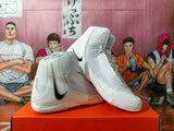 Nike Wrestling Shoes White and Gray