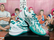 Nike Basketball Sneakers Lake Green and White