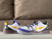 Nike Kobe 8 Elite Basketball Shoes, Lakers White Purple Gold