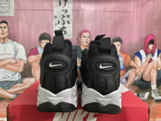 Nike Air More Uptempo Black and White Sneakers