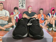 Nike Black and Grey Basketball Sneakers