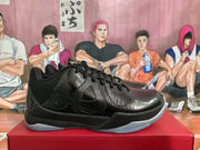 Black Snake Low-Top Sneakers