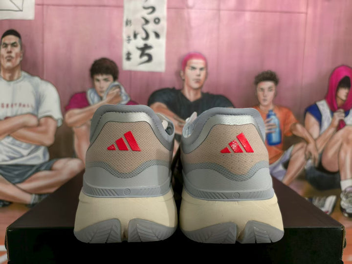 adidas Basketball Shoes in Blue, Silver and Pink