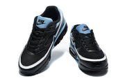 Nike Air Max Black and Light Blue Sneakers